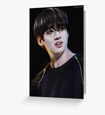Wet Hair Greeting Card