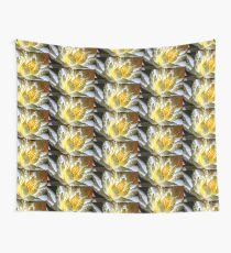 White waterlily (Nymphaea odorata rosea) Wall Tapestry