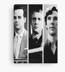 Sherlock - Jim Moriarty, John Watson, Sherlock Holmes Canvas Print