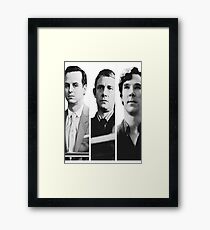 Sherlock - Jim Moriarty, John Watson, Sherlock Holmes Framed Print