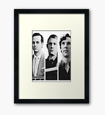 Sherlock - Jim Moriarty, John Watson, Sherlock Holmes Framed Print