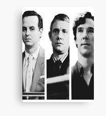Sherlock - Jim Moriarty, John Watson, Sherlock Holmes Canvas Print