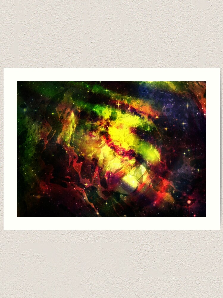 Alternate view of Space Ocean Art Print