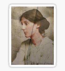 Virginia Woolf - texture Sticker