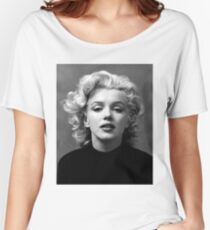 Vintage: Marilyn Monroe (Black&White) Women's Relaxed Fit T-Shirt