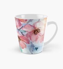 Aquarell Blumen Tasse (konisch)