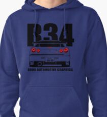 Nissan Skyline R34 Transparent Version Pullover Hoodie