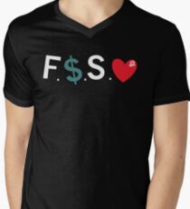 Official Fuck Money Spread Love - J.cole Men's V-Neck T-Shirt