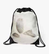 Four Feathers Drawstring Bag