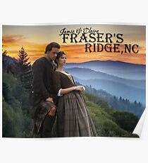 Outlander/Jamie & Claire on Fraser's Ridge. Poster