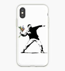 Flower Thrower - Banksy iPhone Case