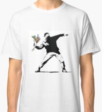 Flower Thrower - Banksy Classic T-Shirt