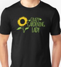 Crazy Gardening Lady Unisex T-Shirt