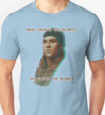 Who Smokes The Blunts? Unisex T-Shirt