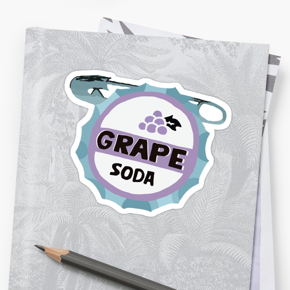 "UP Grape soda badge" Stickers by Craig McEwan | Redbubble