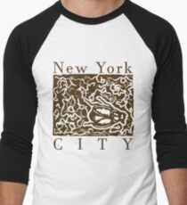 new york city- dead cockroach Men's Baseball ¾ T-Shirt