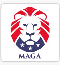 MAGA trump logo Sticker