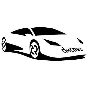 Artwork thumbnail, Decred sports car © v2 (Design timestamped by https://timestamp.decred.org/) by OfficialCryptos