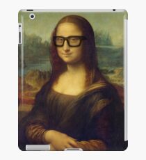 Hipster Glasses Mona Lisa - Leonardo da Vinci iPad Case/Skin