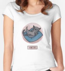 MBTI Cats: INTP Women's Fitted Scoop T-Shirt