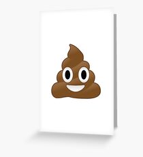 Poo Emoji Grußkarte