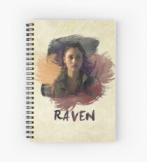 Raven - The 100 - Brush Spiral Notebook