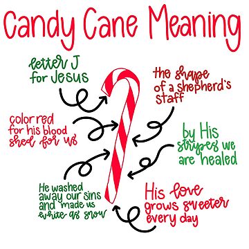 Candy Cane Meaning iPad Case & Skin for Sale by janaestickers15