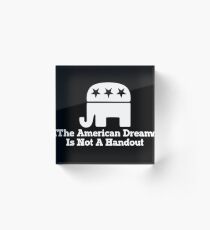 REPUBLICAN Acrylic Block