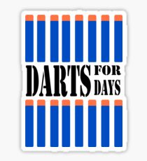 NERF TOY DESIGN- DARTS FOR DAYS! Sticker
