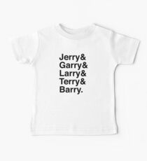 Jerry & Garry & Larry & Terry & Barry. (Parks & Rec) Baby Tee