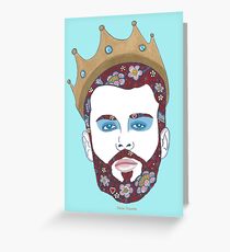 King of Hearts Greeting Card