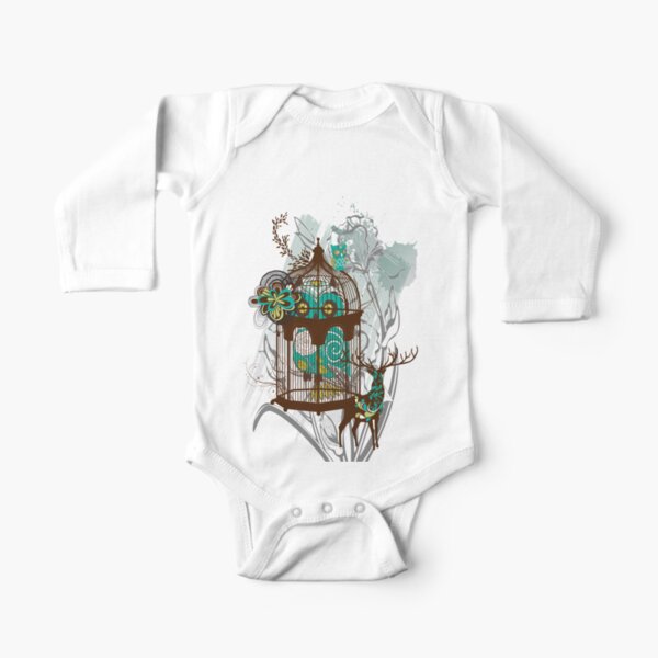 Life is A Hoot Long Sleeve Baby One-Piece