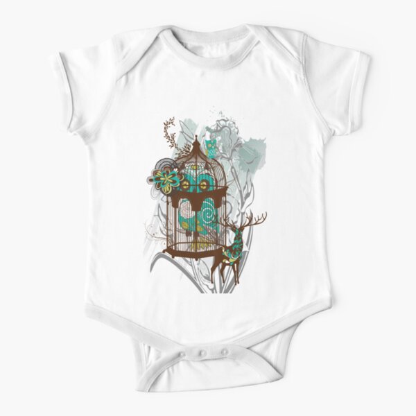 Life is A Hoot Short Sleeve Baby One-Piece
