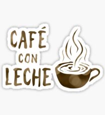 café con leche Sticker