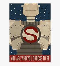 Iron Giant Star Poster Photographic Print