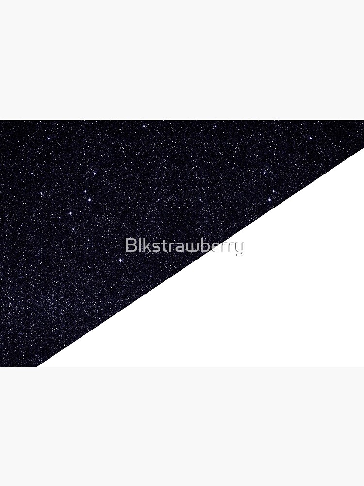Modern Half Cut Starry Night and White by Blkstrawberry