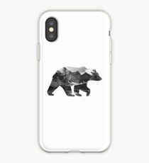Grizzly Bear Silhouette iPhone Case