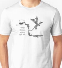 Spilled Ink Fantasy Dragon Unisex T-Shirt