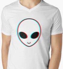 Trippy Alien Men's V-Neck T-Shirt