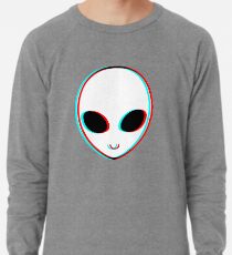 Trippy Alien Leichtes Sweatshirt