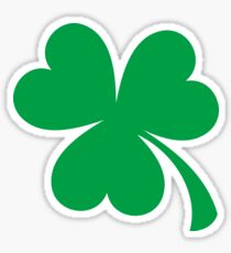 Green shamrock sticker Sticker