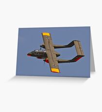 OV-10B Bronco 99+32 G-BZGK Greeting Card