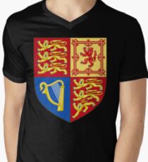 Arms of the United Kingdom Men's V-Neck T-Shirt