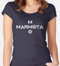 Marmota Groundhog Women's Fitted Scoop T-Shirt
