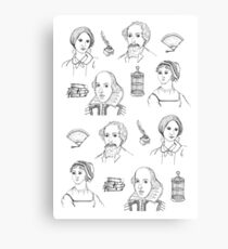 Famous Authors Canvas Print