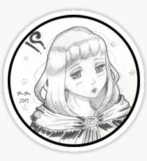 cute girl Sticker