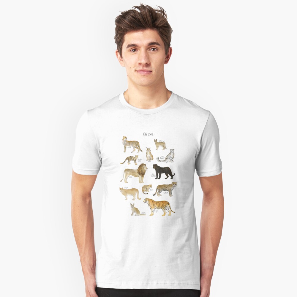 Wild Cats Slim Fit T-Shirt