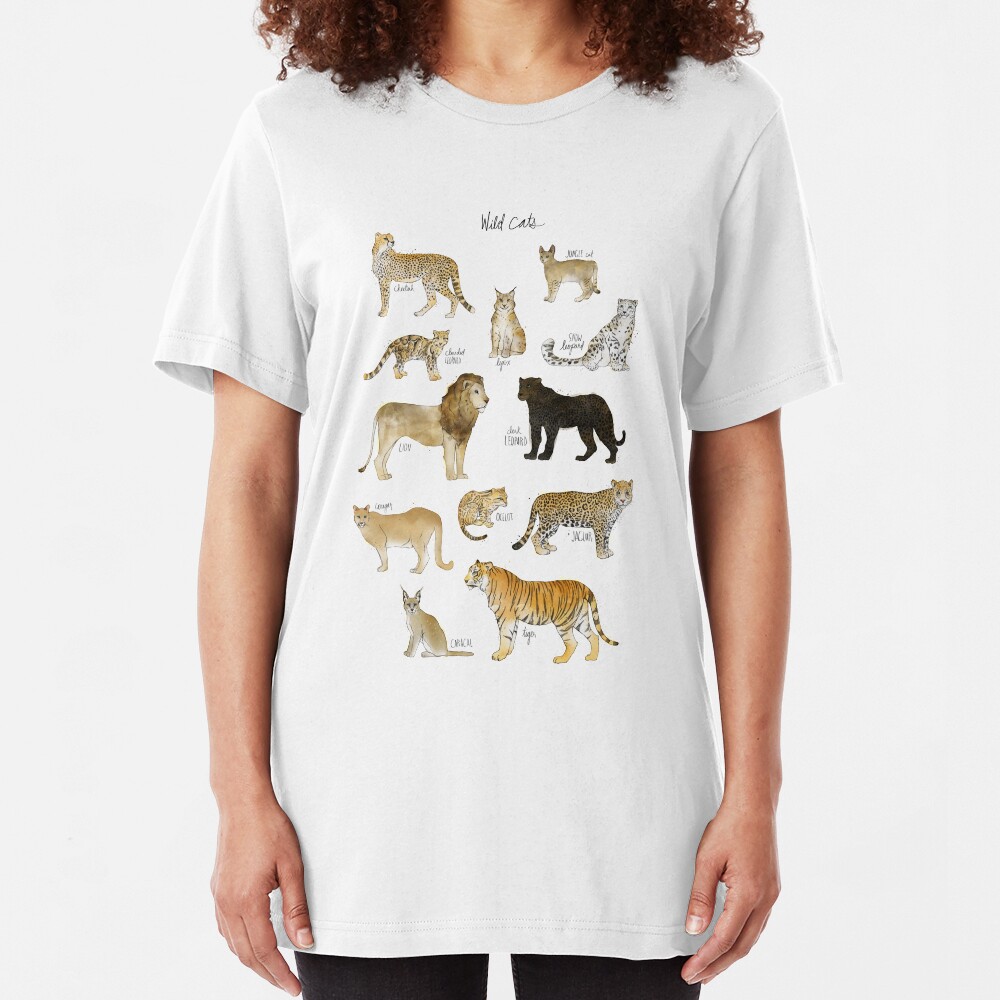 Wild Cats Slim Fit T-Shirt