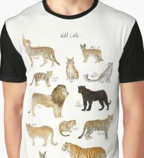 Wilde Katzen Grafik T-Shirt