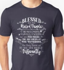 Blessed are the weird people Slim Fit T-Shirt